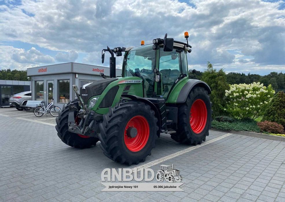 Fendt 516 Vario Nowe opony Zaczepy 514 Isobus 716