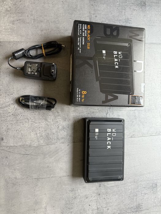 Disco Externo WD_BLACK D10 Game Drive – 8TB (Alta Performance)