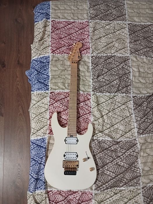 Charvel Pro Mod DK24 HH FR MN, Snow White