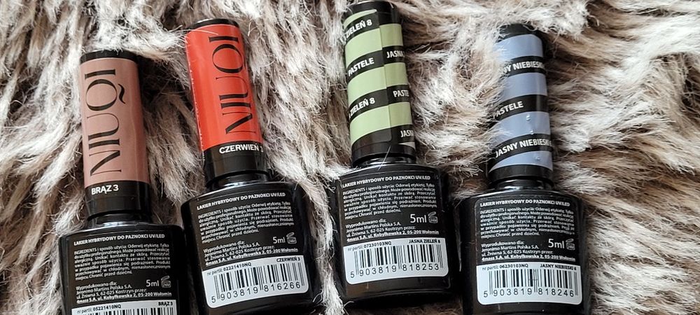 Nowy zestaw 4 lakiery hybrydowe