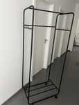 Cabide entrada ou quarto em metal preto