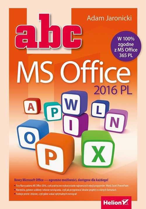 ABC MS Office 2016 PL - Adam Jaronicki ~ NOWA