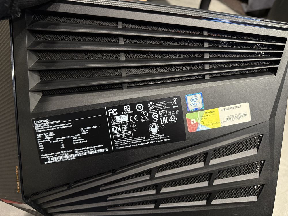 Lenovo IC y710 Cube-15 | i7-6700 / 32GB / SSD+HDD / GTX 1060 / Gaming