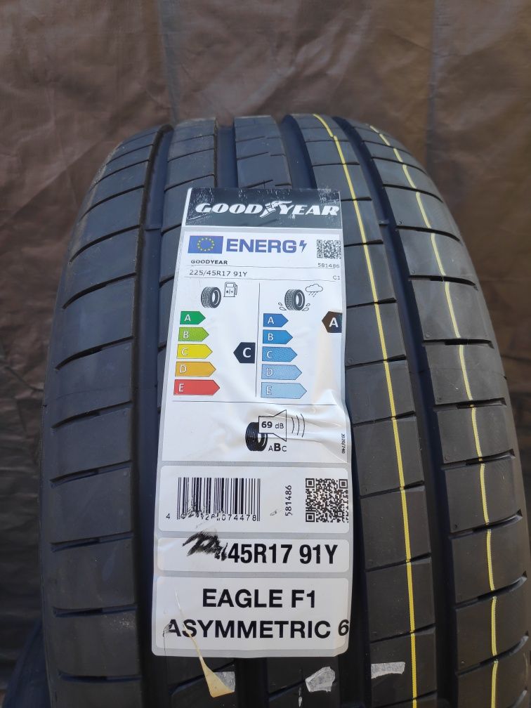 225/45/17 91 Y Goodyear Eagle F1 Asy 6 rant 24r.