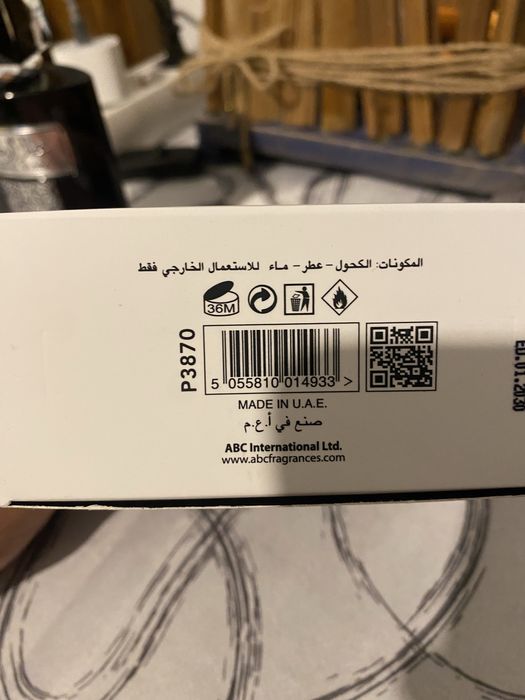 Perfume arabe masculino (original)