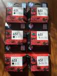 Tusz Tusze HP 651 Black 651 Tri-colour 6 sztuk data 2022/2023