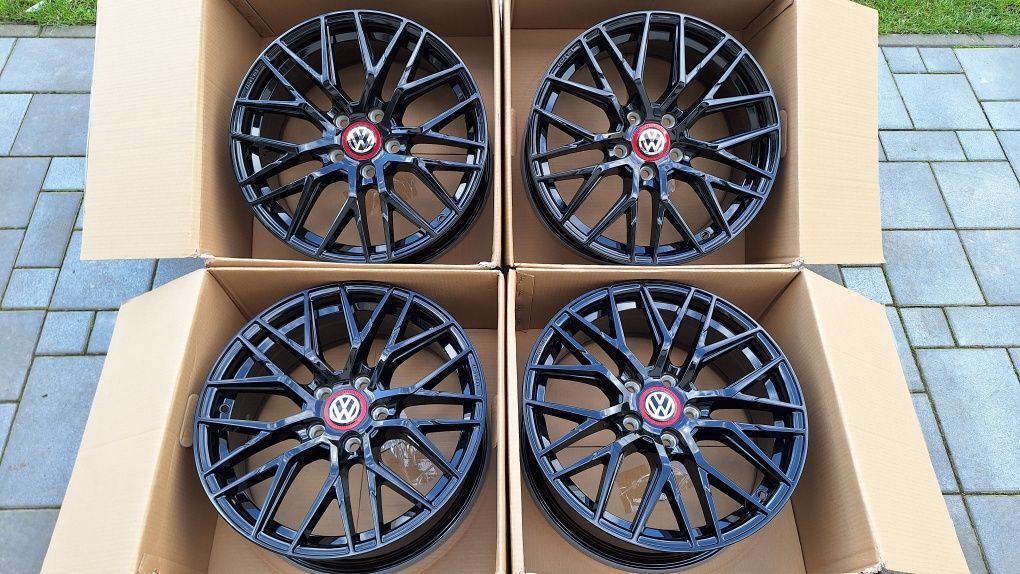 Nowe Alufelgi 5x112 R17 Wzór RS4 Audi A3 A4 A5 A6 Vw Golf Caddy Skoda
