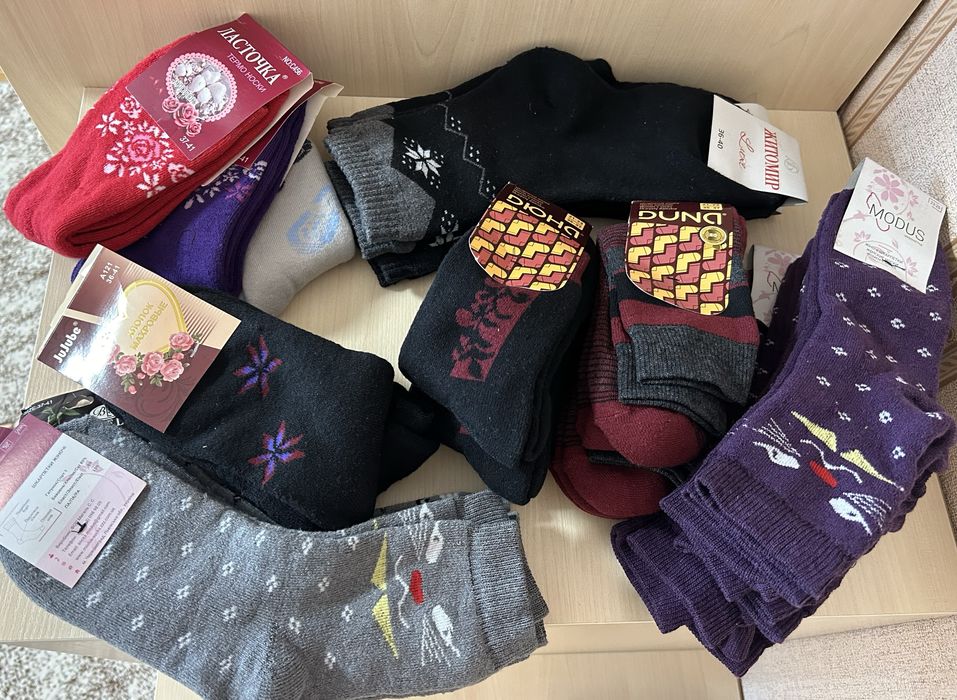 Продам носки жіночі з/без флісу