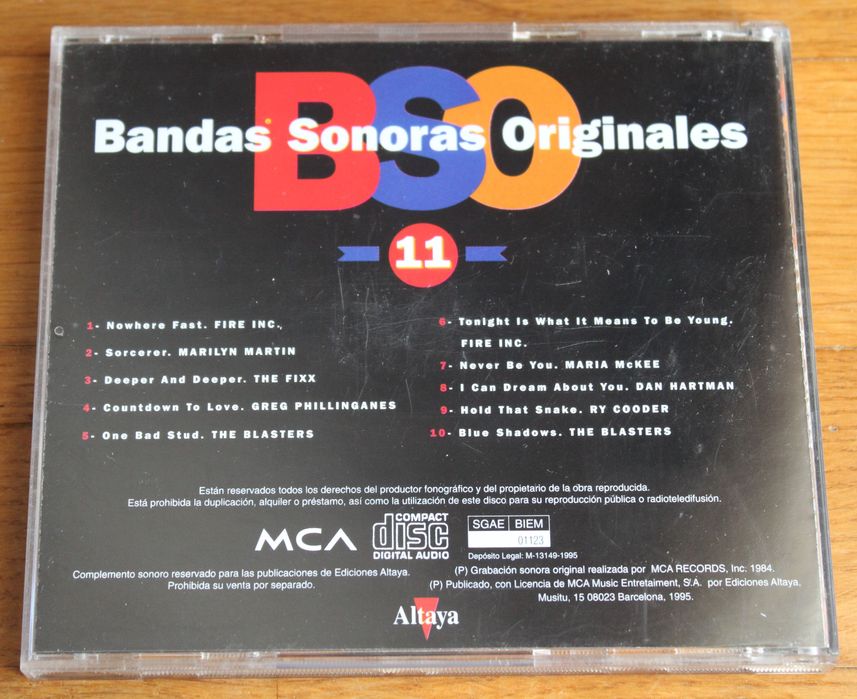 CD Streets of Fire - Banda Sonora Original (1984)