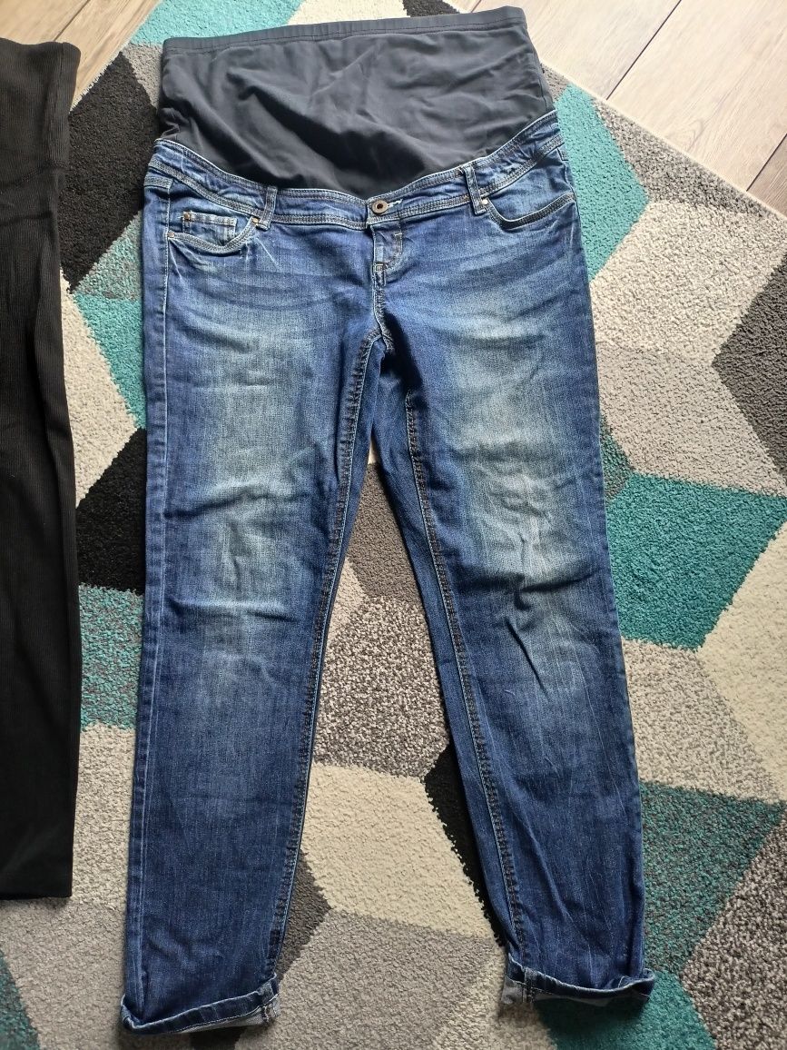 Spodnie ciążowe jeansowe 42