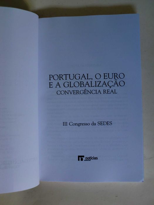 Portugal, o Euro e a Globalização
Convergência Real