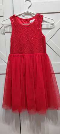 Jak nowa KappAhl 128 piękna sukienka dla dziewczynki święta