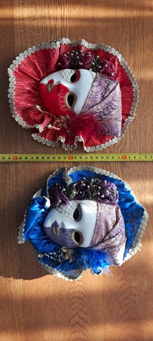 Настінна маска вінтажна фабрична фарфорова