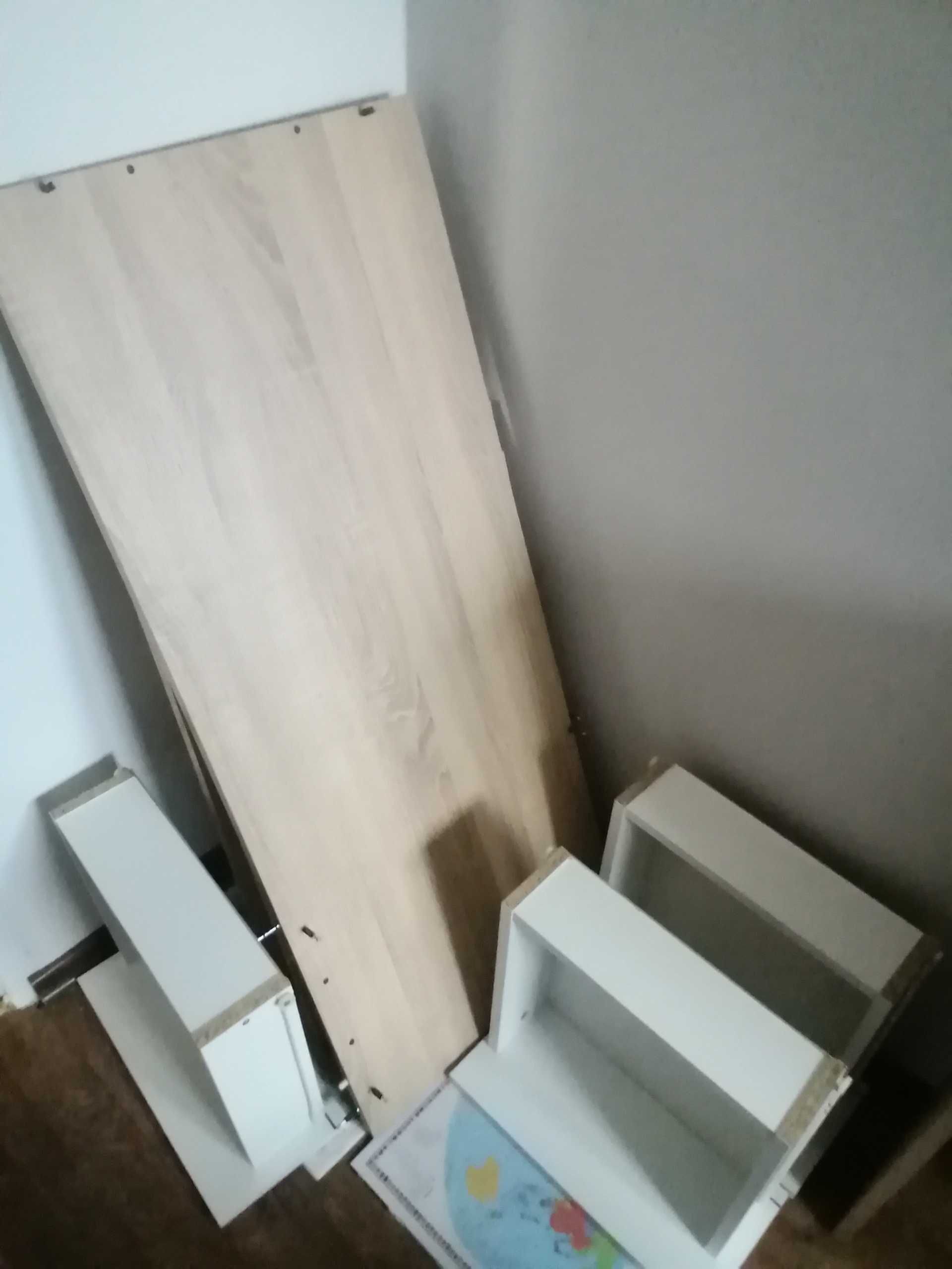 Biurko narożne + nadstawka