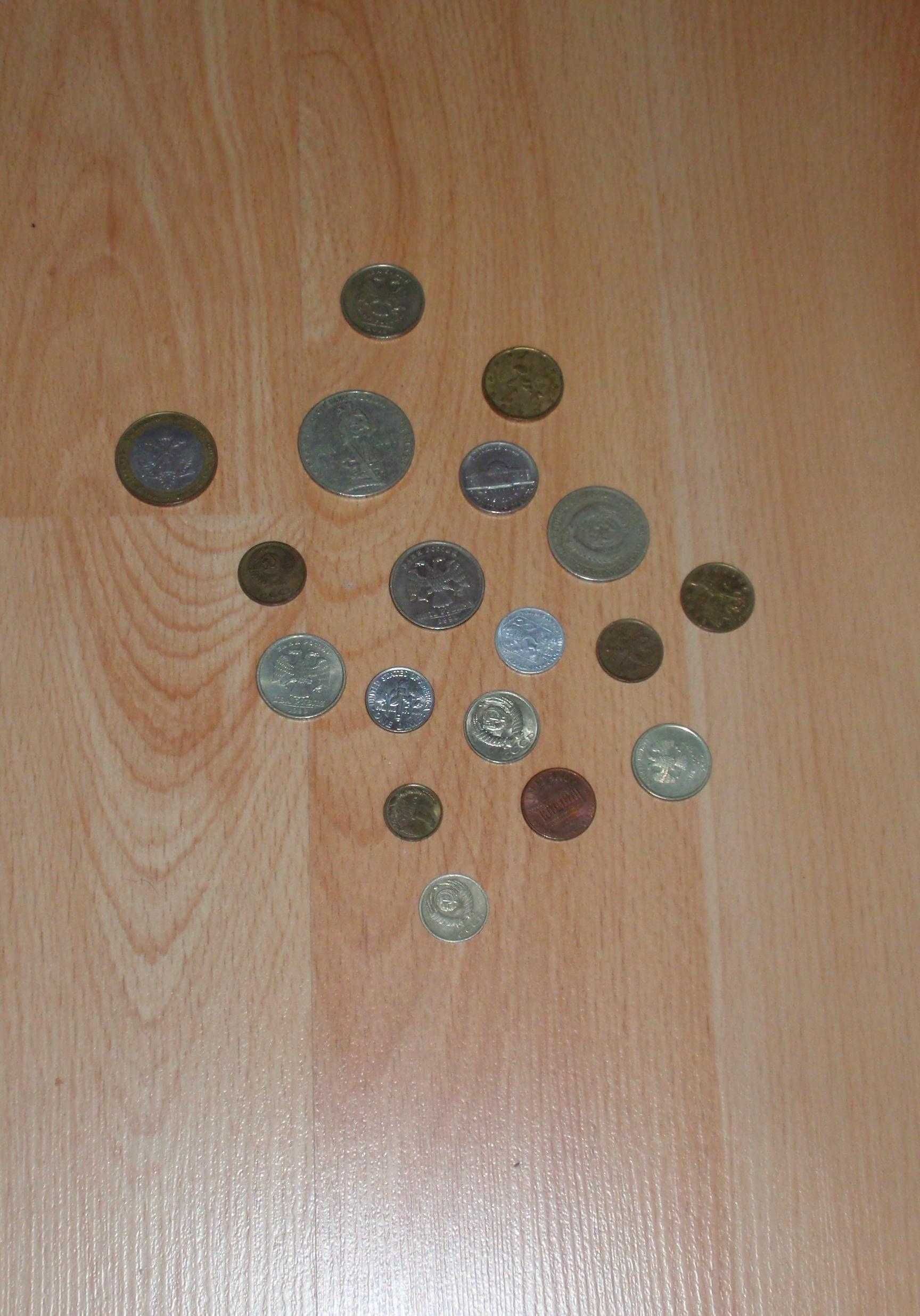 Монеты: рубли, копейки, центы, даймы ORIGINAL cent, dime нумизматика