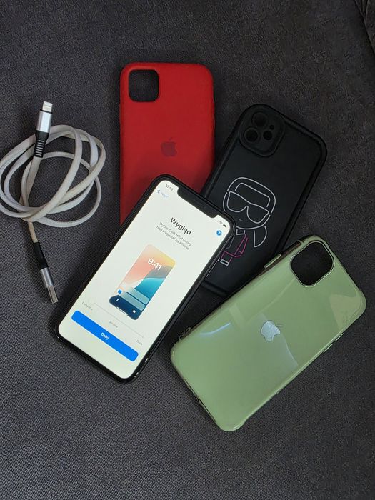 Sprzedam Smartfon APPLE iPhone 11 128GB 6.1" Czarny MHDH3PM/A