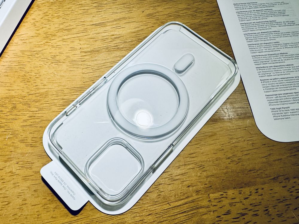 Чехол Clear Case iphone 12 mini MagSafe