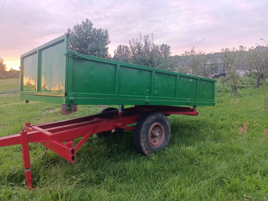Przyczepa wywrotka kiper elektryczny