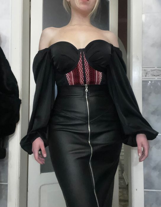 Корсет вишиванка