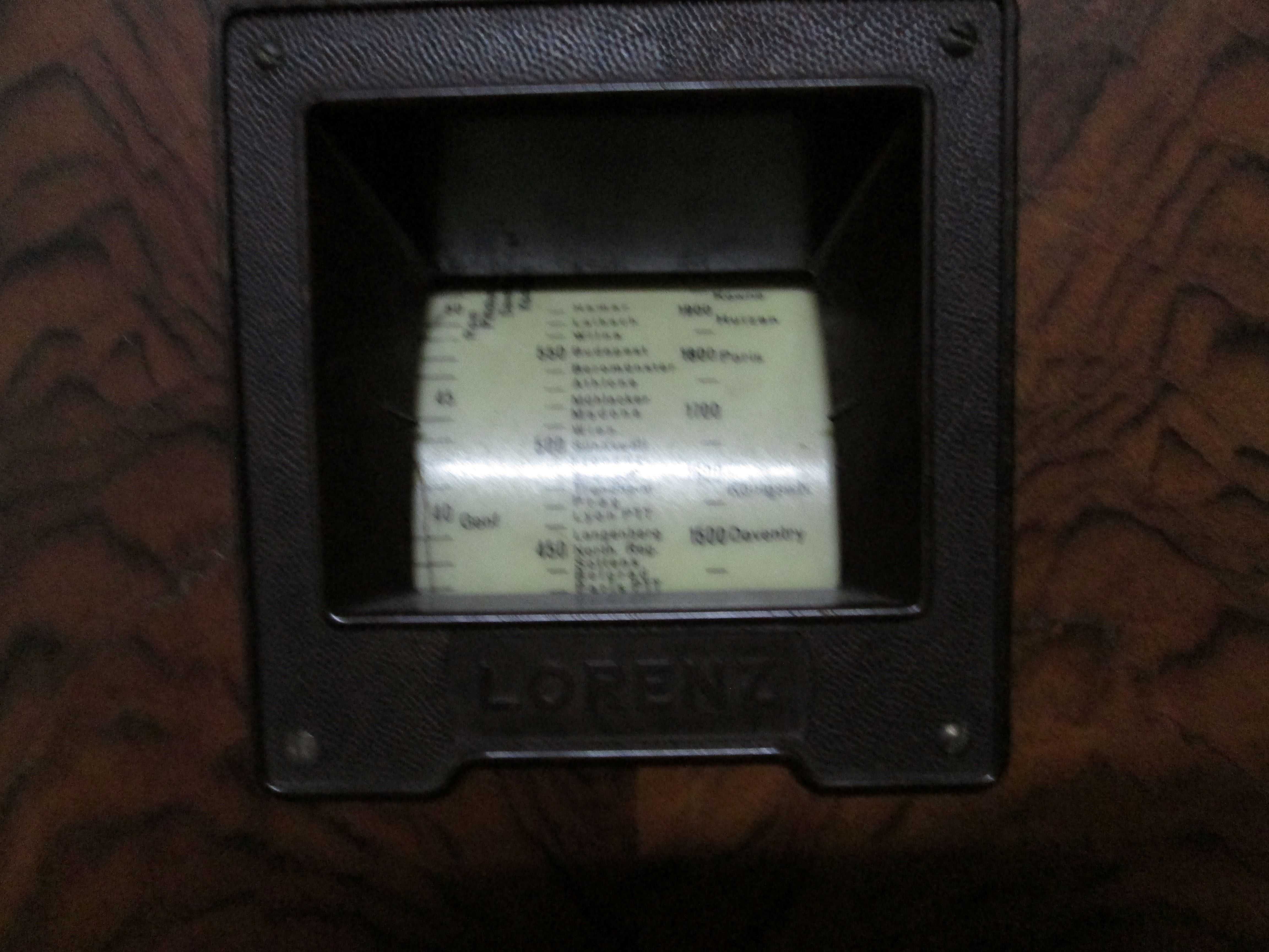Radio Lorenz Super Celohet z 1933 roku. Rarytas.