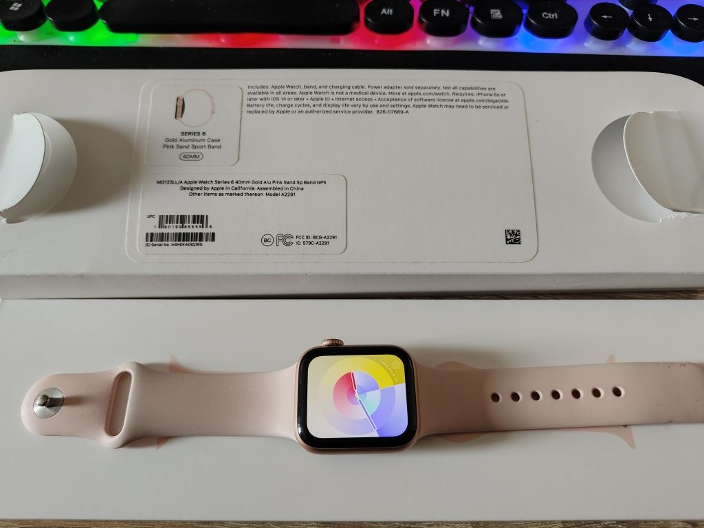 Apple Watch 6 40mm pink