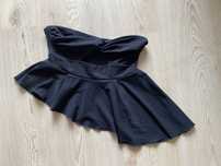 Czarny top bluzka rozmiar S