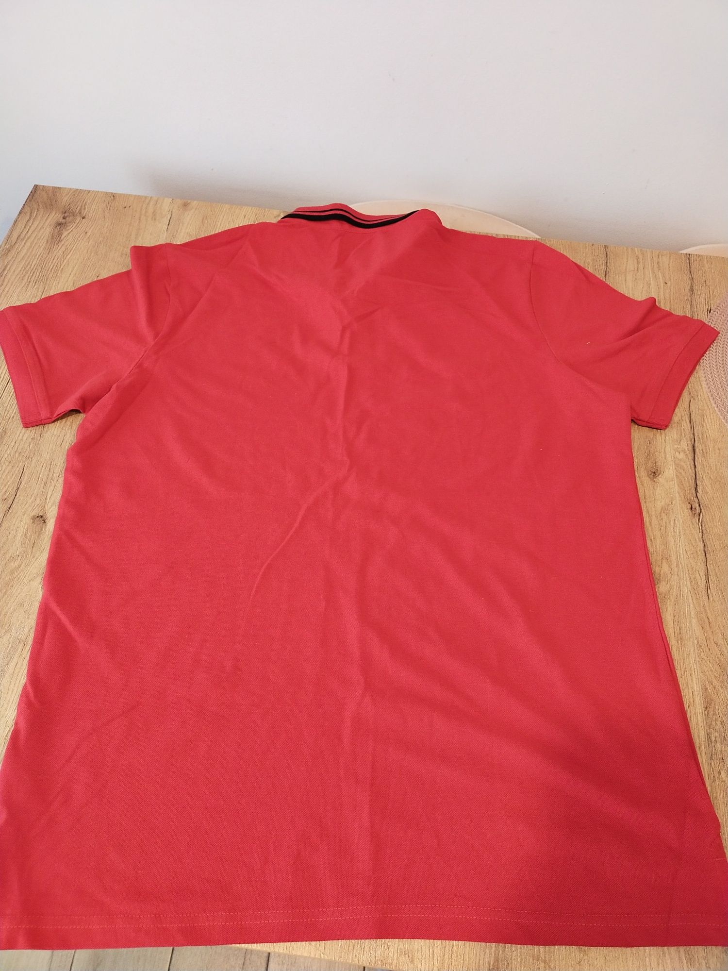 Koszulka męska polo r L czerwona