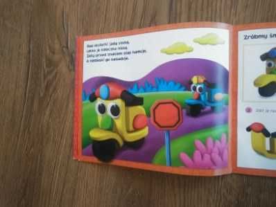 Plastelinowe pojazdy książka budowy Play-doh