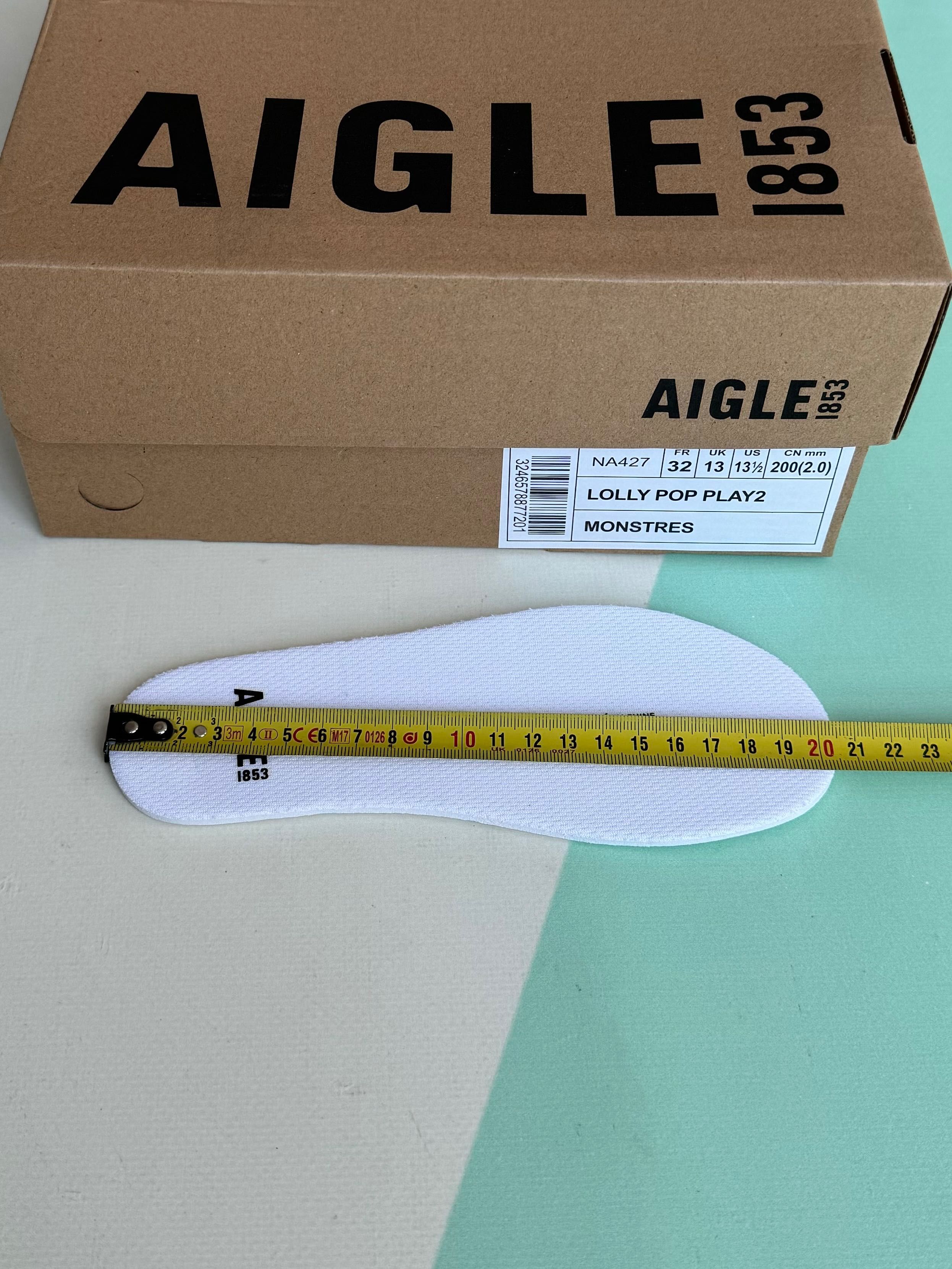Гумові чоботи Aigle 27 розмір17.2 см.28-18 см.32 розмір 20.3см,31-19.8