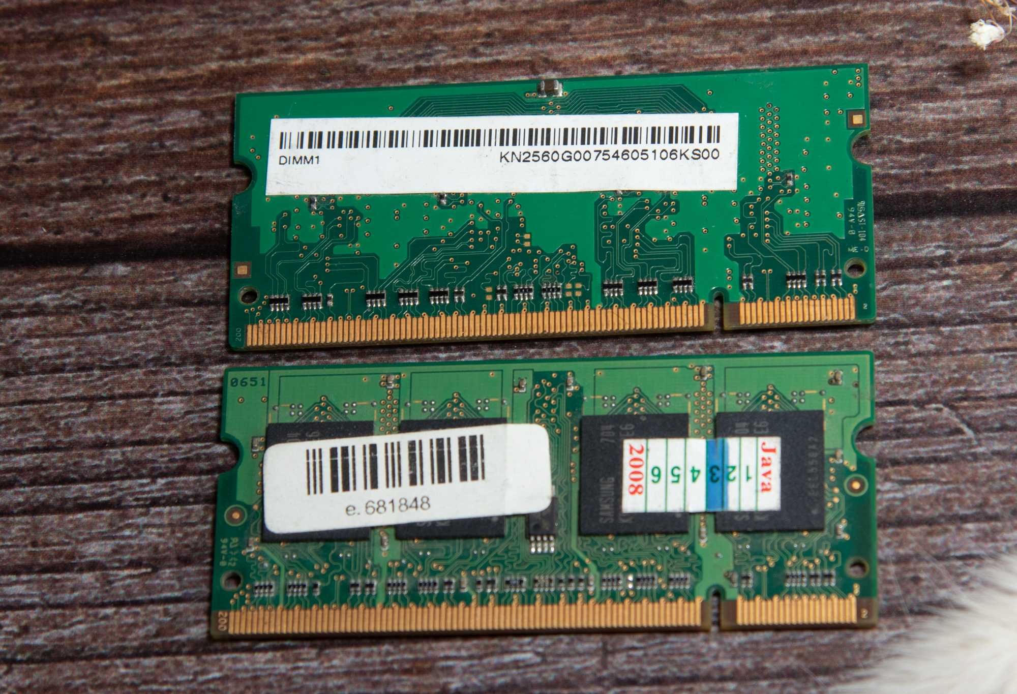 Оперативная память SAMSUNG DDR2 512mB 2Rx16 PC2-5300S