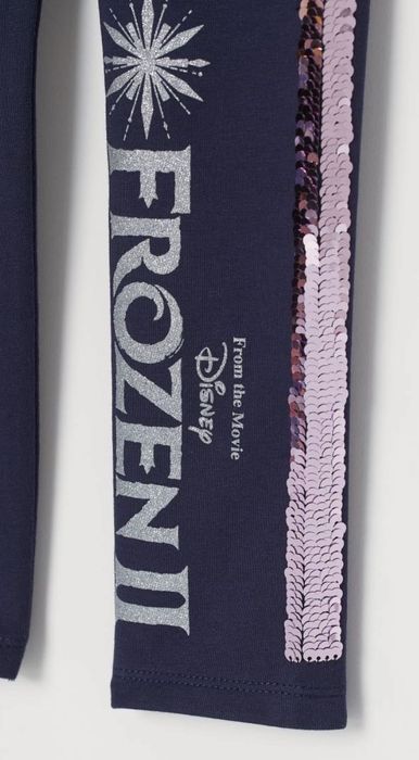 Elza, Elsa, Frozen, Kraina Lodu leginsy brokat cekiny Nowe 122 128 HM