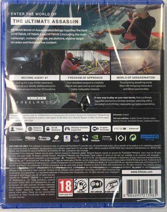 Hitman World of Assassination PS5 Nowa / Poznań / Zamiana/ Sprzedaż