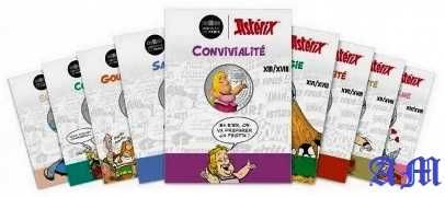 FRANÇA - Conjunto de Moedas 10€ Astérix Prata