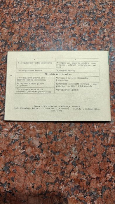Instrukcja!!! Motorynka Romet Pony instrukcja obsługi oryginał