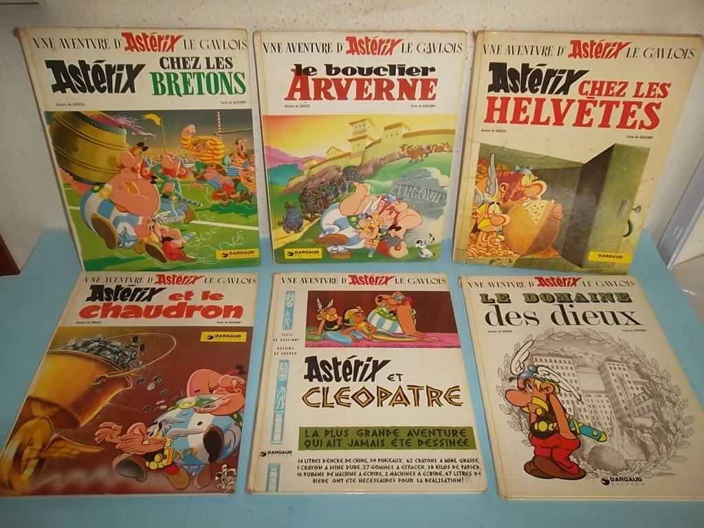 Astérix - 21 Álbuns antigos em francês, algumas 1ªs edições