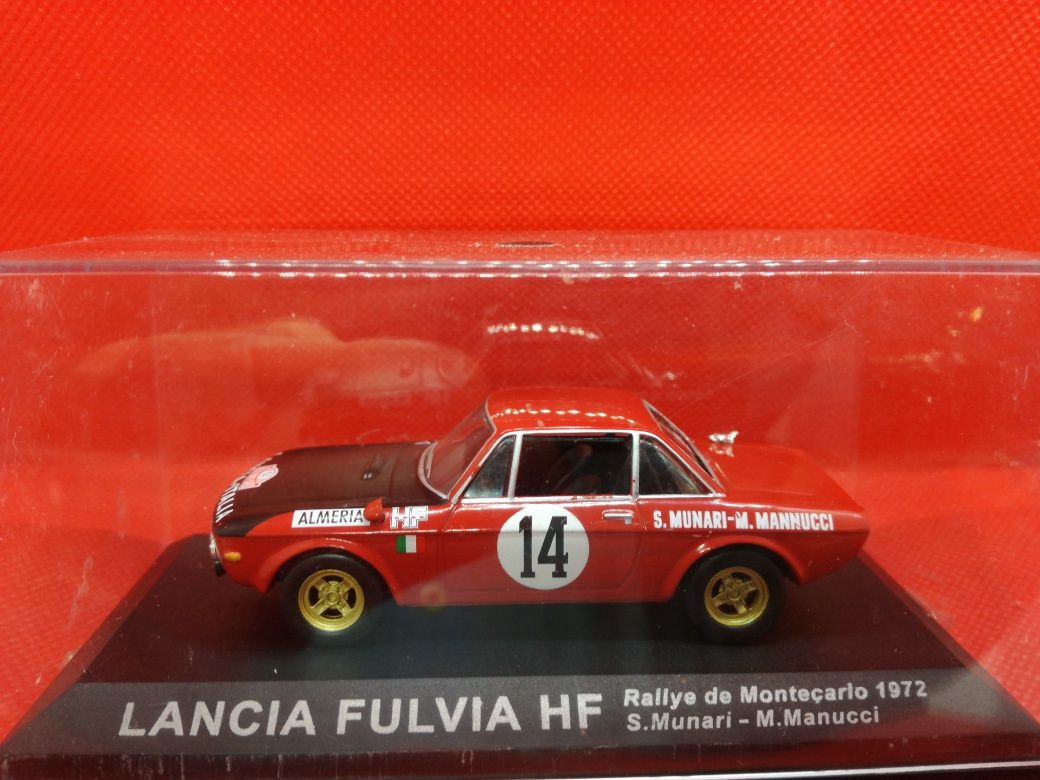Miniatura 1/43 Lancia Fulvia HF Sandro Munari no RMCarlo de 19722