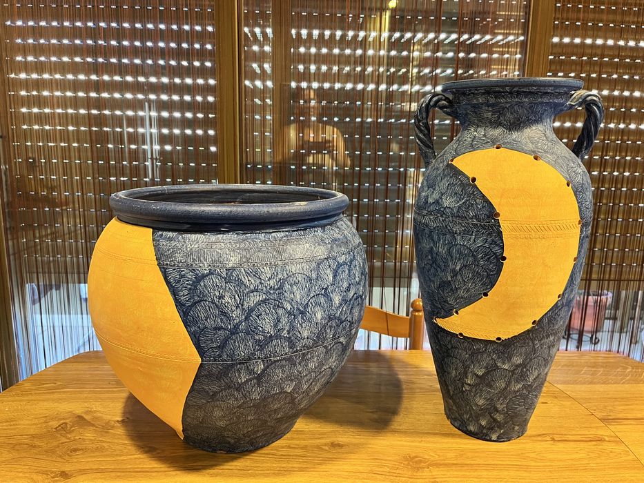 Jarrão / e vaso enorme de cerâmica