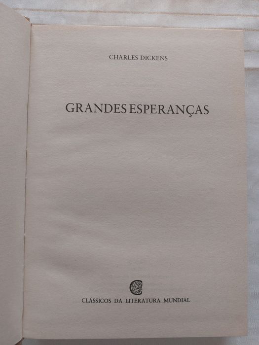 L " Grandes Esperanças " Charles Dickens (Optimo Estado)