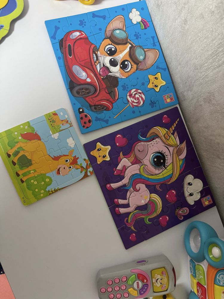 Дитячі іграшки пазли chicco fisher price