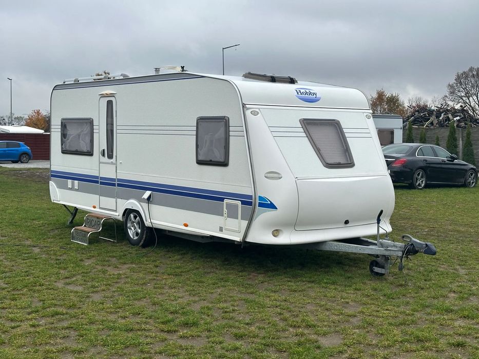 Hobby 540 UFE z przedsionkiem Isabella. GWARANCJA !!! RATY !!!  Przyczepa po dużym serwisie z fakturą.