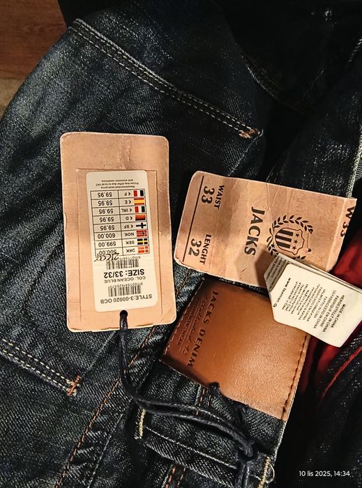 Spodnie Jack&Jones Jacks Denim Ocean Blue W33L32 Nowe!!!