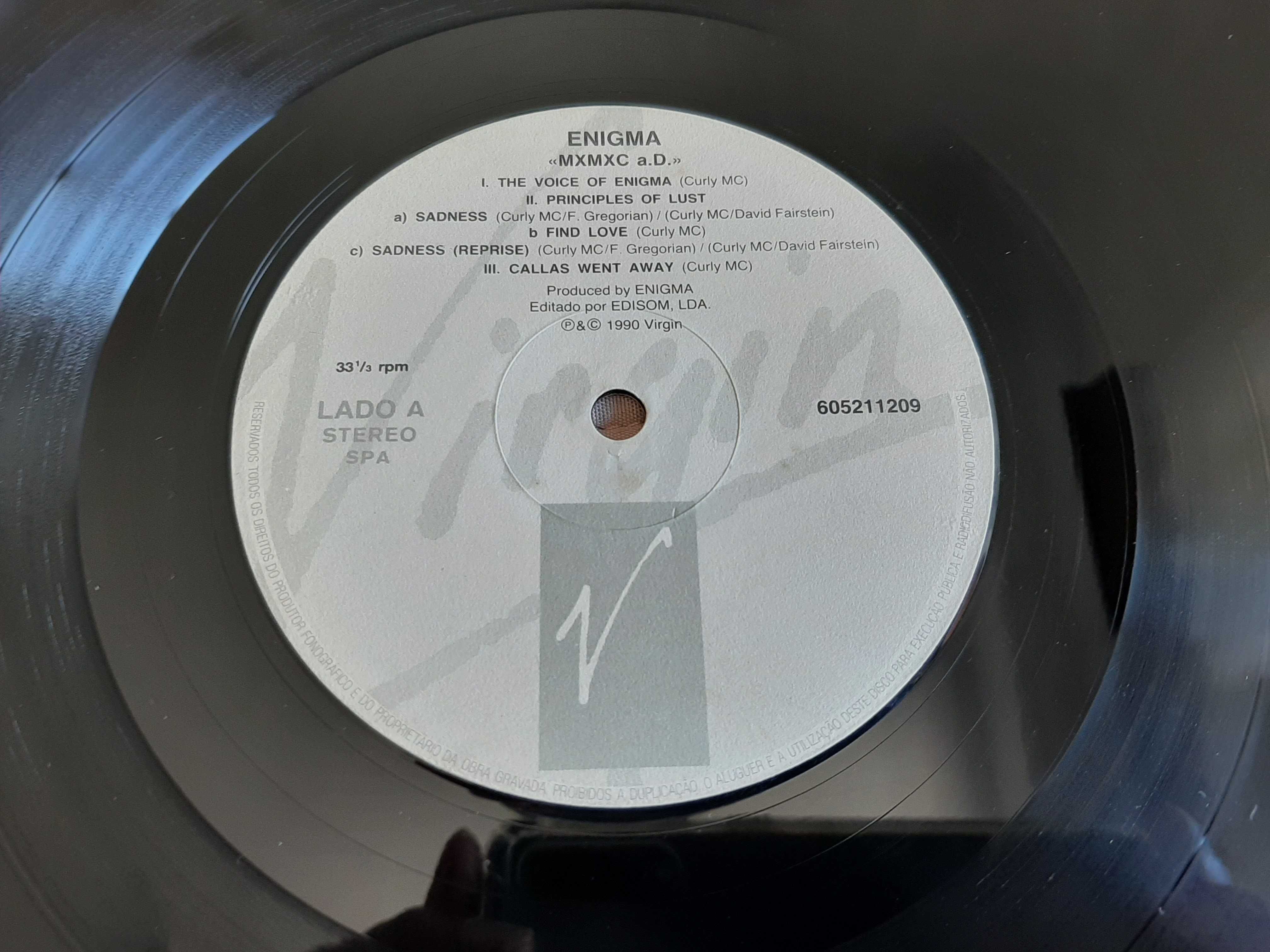 Enigma - MCMXC a.D. - Portugal - Vinil Lp