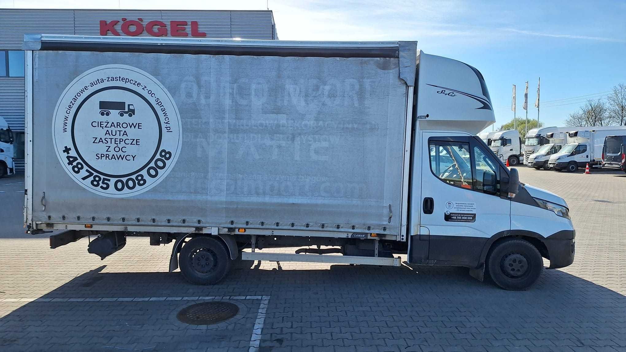 Bezgotówkowy wynajem z OC sprawcy - Iveco Daily Plandeka 10EP Automat