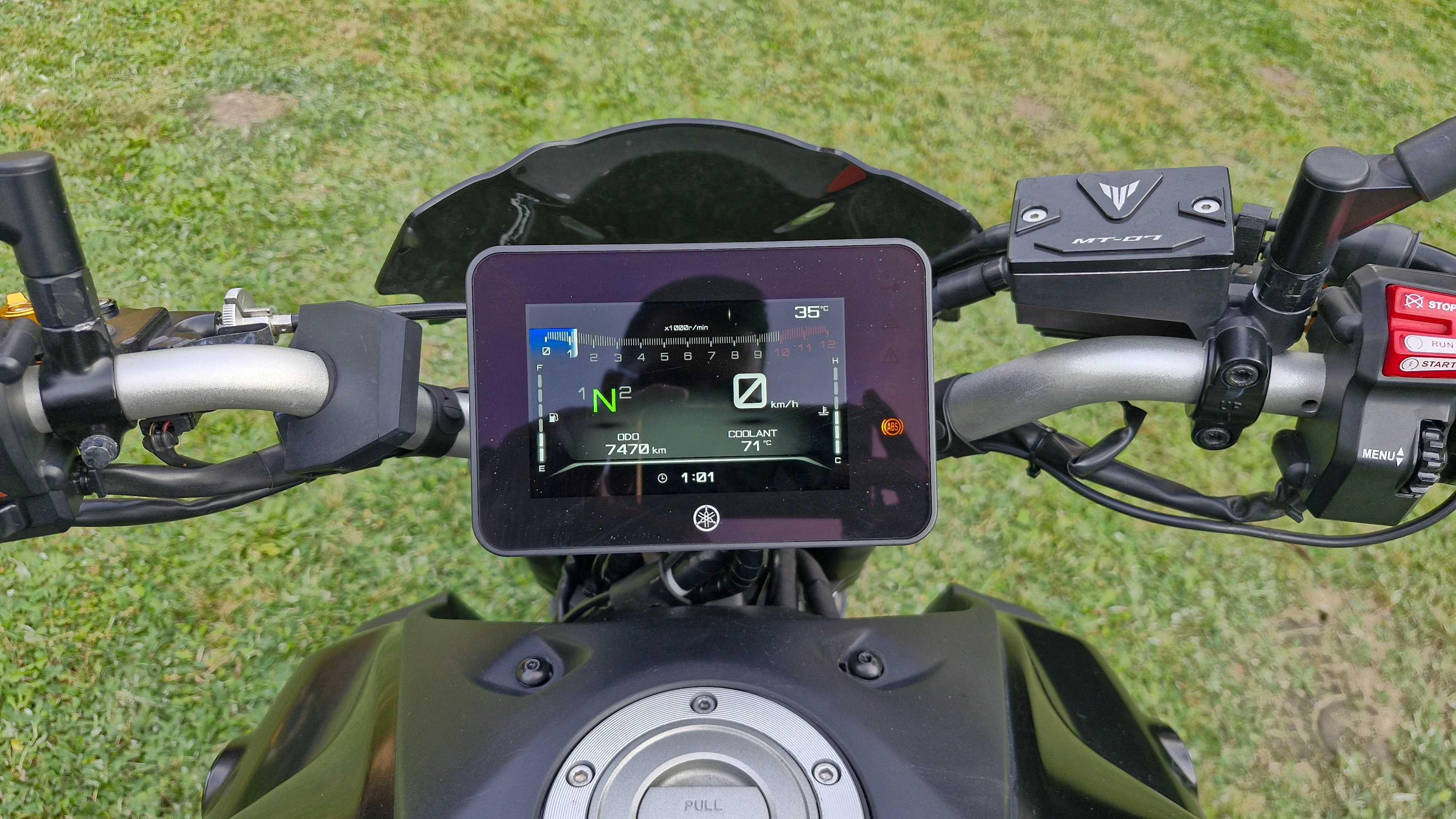 Yamaha MT07 2023 A2 (ODBLOKOWANY) UNIKAT-złote felgi wydech MIVV