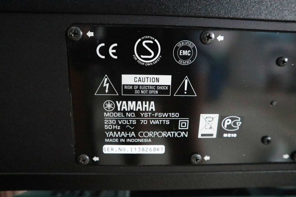 Активный Сабвуфер YAMAHA YST FSW150 мощность 130 Вт