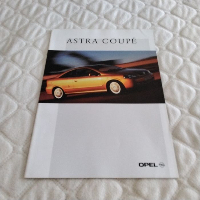 Catálogo do Opel Astra Coupé 2001