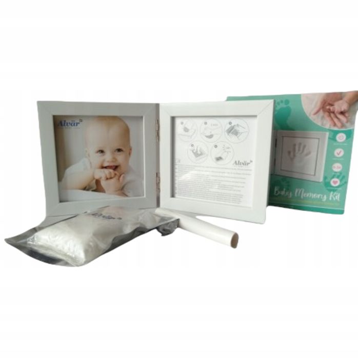 Ramka Na Zdjęcia Dzieci Gips Odcisk Dłoni Stóp Diy