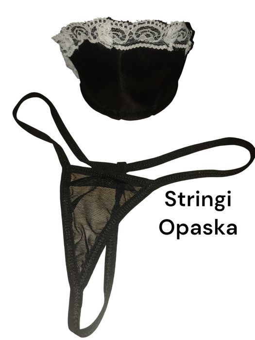 Kostium bielizna koszulka Pokojówki  Wieczór panieński Rozmiar S- M