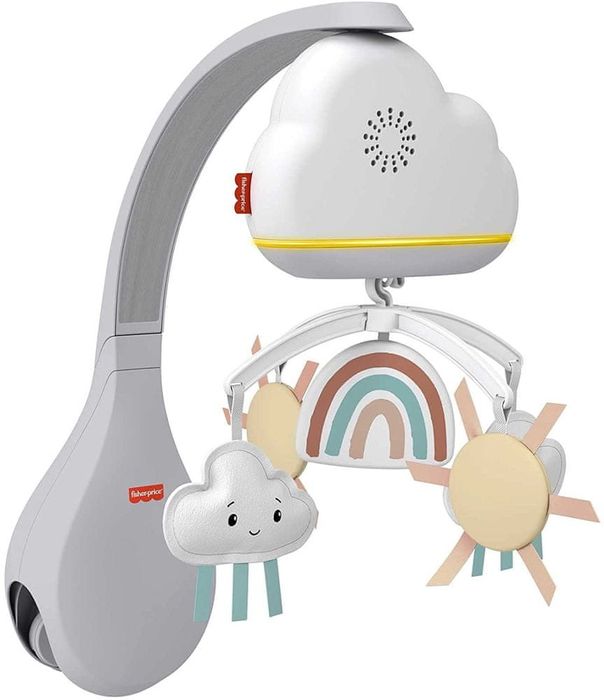 Fisher-Price Karuzela Chmurkowa Tęcza Nad Łóżeczko Dla Dzieci 0M+ 2W1