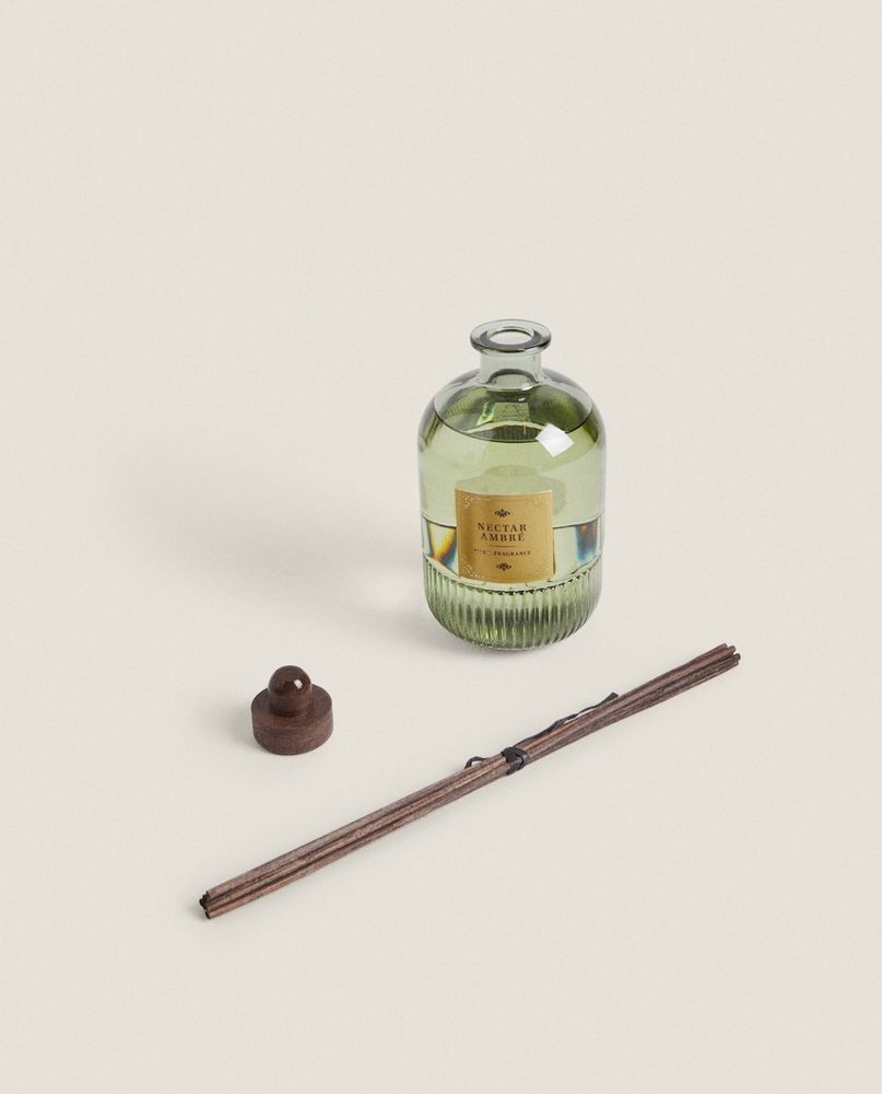 (480 ML) Difusor Em Sticks NECTAR AMBRÉ Zara Home NOVO